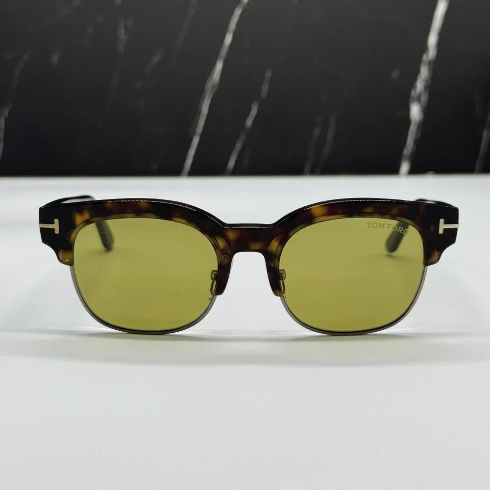 NEW TOM FORD HARRY-02 TF597 52N HAVANA UNISEX SUNGLASSES TOM FORD FT0597 52N